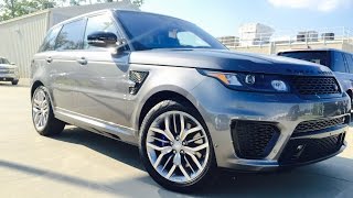 2016 Range Rover SVR Sport Full Review Exhaust Start Up Short Drive [upl. by Judus340]