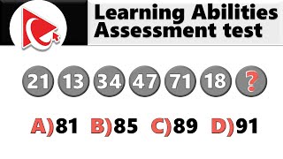 How to Pass Learning Ability Assessment Test Question with Answers amp Solutions [upl. by Illak]