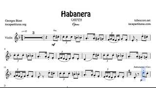 Habanera Carmen Opera by Georges Bizet Sheet Music for Violin and Violinists [upl. by Pavlish470]