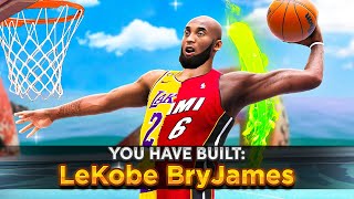 This LeKobe BryJames Build is BREAKING NBA 2K24 [upl. by Tirrej]