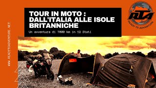 Tour in moto  dallItalia alle isole britannica [upl. by Resiak]