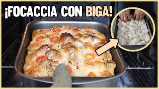 ¿CÓMO HACER UNA FOCACCIA EN CASA [upl. by Nazario376]