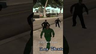 How do NPCs react if you push them in GTA games gta shorts [upl. by Olds]