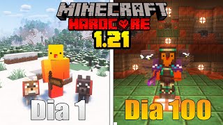 Sobreviví 100 Días en MINECRAFT HARDCORE 121 [upl. by Shulamith]