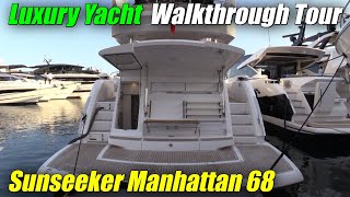 British Excellence  2023 Sunseeker Manhattan 68 Yacht [upl. by Mirella536]