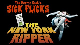 New York Ripper 1982  🤮 Sick Flicks [upl. by Luapleahcim]