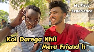 My First international friend  LPU University Vlog  Meet My African Friend [upl. by Mercola]