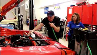 Watch a 1969 Dodge Daytona Evans Waterless Coolant Conversion at The American Muscle Car Museum [upl. by Klapp]