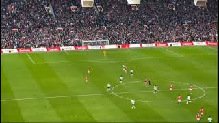 Amad Goal  Man Utd vs Liverpool  FA Cup  MUFC 4 LFC 3  Old Trafford erupts  170324 [upl. by Itsud]