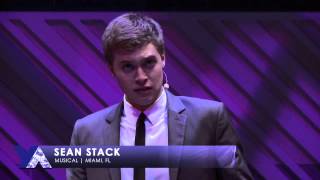 Sean Stack  Musical Theater  2015 National YoungArts Week [upl. by Leary]