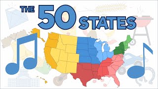 50 States and Capitals Song [upl. by Aerbua]