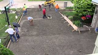 Concrete Driveway TimeLapse [upl. by Ros]