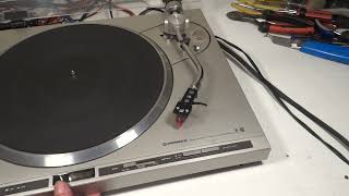 BANDEJA GIRADISCOS TORNAMESA TURNTABLE PIONEER PL400 JAPAN 1980 RESTAURACION P1 [upl. by Alexis345]