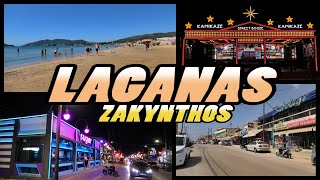 LAGANAS  Zakynthos Greece 4k [upl. by Nidnarb422]