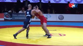 84 KG Bronze  Javid Hamzatau BLR vs Damian Janikowski POL [upl. by Edlun]