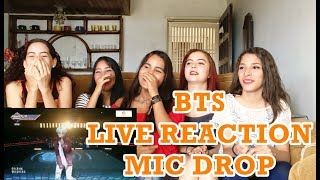 BTS  MIC DROP LIVE REACTION SPANISH BY JC2M [upl. by Katine]