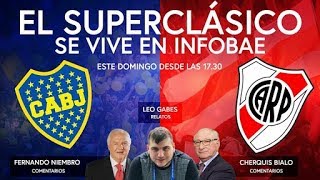 EN VIVO  El Superclásico en INFOBAE [upl. by Atsedom85]