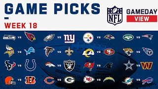 NFL Week 18 Game Picks [upl. by Pollerd738]