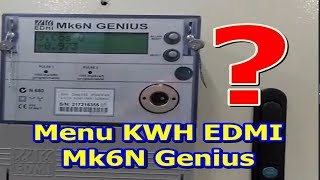 KWH Meter EDMI Mk6N Genius Display [upl. by Nereen]