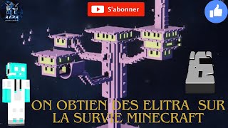 sixième épisode de la survie Minecraft on loute une endcity [upl. by Goer]