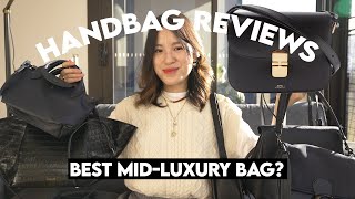 BEST MIDRANGE LUXURY BAGS  Reviewing 8 Popular Handbags 2023 [upl. by Bernadette]