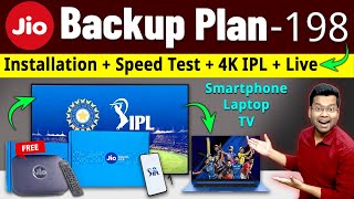 Jiofiber Backup Plan Installation  JioFiber 198 Plan Review  Jiofiber 198 Backup Plan Details [upl. by Wong]