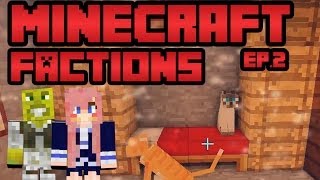 Raided by Cats  Ep 2  Minecraft Factions with Smallishbeans [upl. by Yemirej]