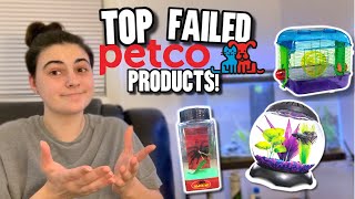 Top 5 DANGEROUS FAILED PETCO Pet Products [upl. by Monteria858]