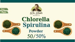 Spirulina Chlorella Powder Combined 5050 [upl. by Adnuhsed612]