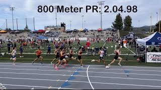 2024 Mustang Roundup Track Meet Trabuco Hills HS  800 Meter 20498 22424 [upl. by Anilecram]