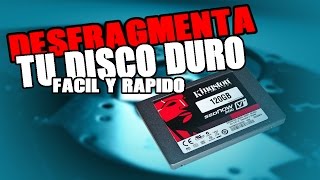 Como Desfragmentar El Disco Duro Windows 7810XpVista  2016  Bien Explicado [upl. by Monarski]