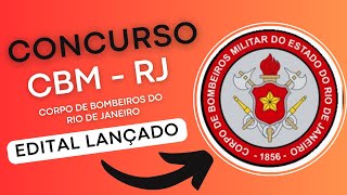 CONCURSO CBM  RJ 2024  Corpo de Bombeiros Militar do Rio de Janeiro  Edital e Apostila  CBMERJ [upl. by Zimmermann]