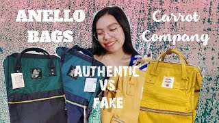 ORIGINALAUTHENTIC ANELLO BAGS VS FAKE ANELLO BAGS [upl. by Asenaj]