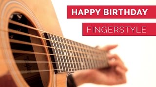 Tobias Rauscher  Happy Birthday Percussive Fingerstyle Version [upl. by Oretna]