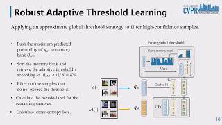 CVPR 2023 CHMATCH Contrastive Hierarchical Matching and Robust Adaptive Threshold Boosted SSL [upl. by Olvan]