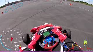 CCRSCCA Autocross June 15 2019 Shifter Kart [upl. by Weissberg622]