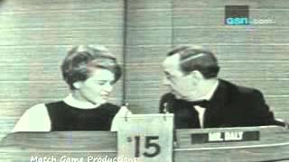 Whats My Line Betty White and Allen Ludden Appear on Panel 1966 [upl. by Trebleda]