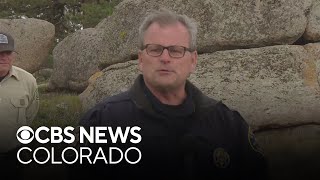 Officials in Colorados Larimer County provide update on Pearl Fire late Tuesday afternoon in gusty [upl. by Haland900]