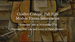 CHAFFEY COLLEGEMODULE ELEVEN INFORMATIONFALL 2024 [upl. by Barlow]