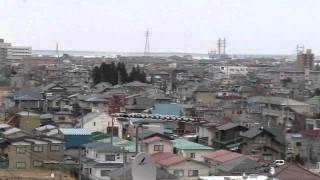 2011311 1531JST 東日本大震災・岩手県久慈港 [upl. by Llerrehs]