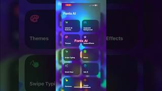 My epic custom keyboard with Fonts AI ai custom keyboard imlovinit [upl. by Lachish]