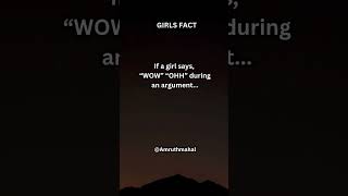 If a girl says WOW OHH during an argumentshort [upl. by Hogg]