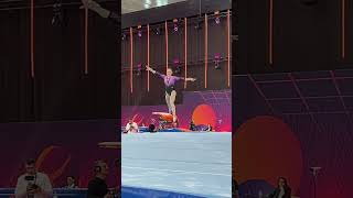 Stunning Floor Routines by a Beautiful Gymnast from Saint Petersburg [upl. by Delphina]