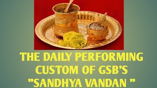 HOW TO PERFORM quotSANDHYA VANDAN quot [upl. by Marlee820]