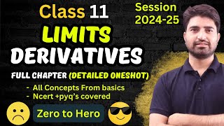 Limits and Derivatives Class 11 Maths NCERT  Full Chapter  One Shot  202425  2025 [upl. by Idaline]