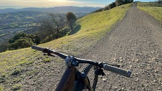 Pleasanton Ridge MTB  Straight back  Santa Cruz Bullit 12222 [upl. by Heidi914]