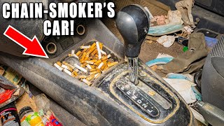 Cleaning a ChainSmokers quotUNCLEANABLEquot Car [upl. by Notslar]