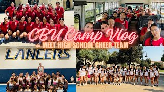 Mini CBU Camp Vlog  Meet My High school Cheer Team [upl. by Kovacs]