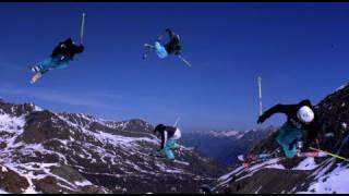 Freestyle Skiing Madness in Kaunertal  Legs of Steel  Park clip [upl. by Adnohser347]