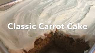 Classic Carrot Cake with Cream Cheese Frosting [upl. by Huberto]